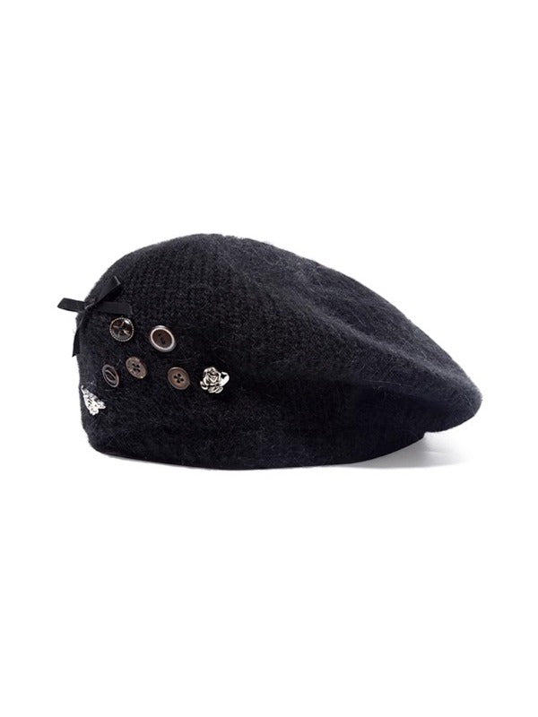 Wool Knit Beret