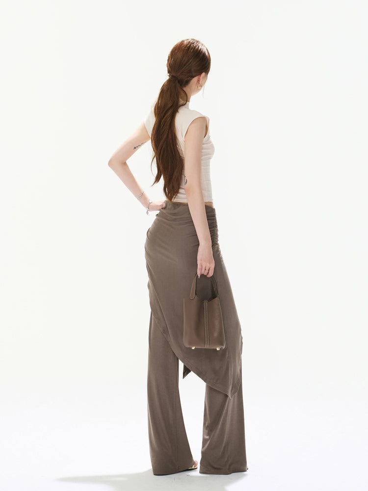 Lace Up Flare Pants