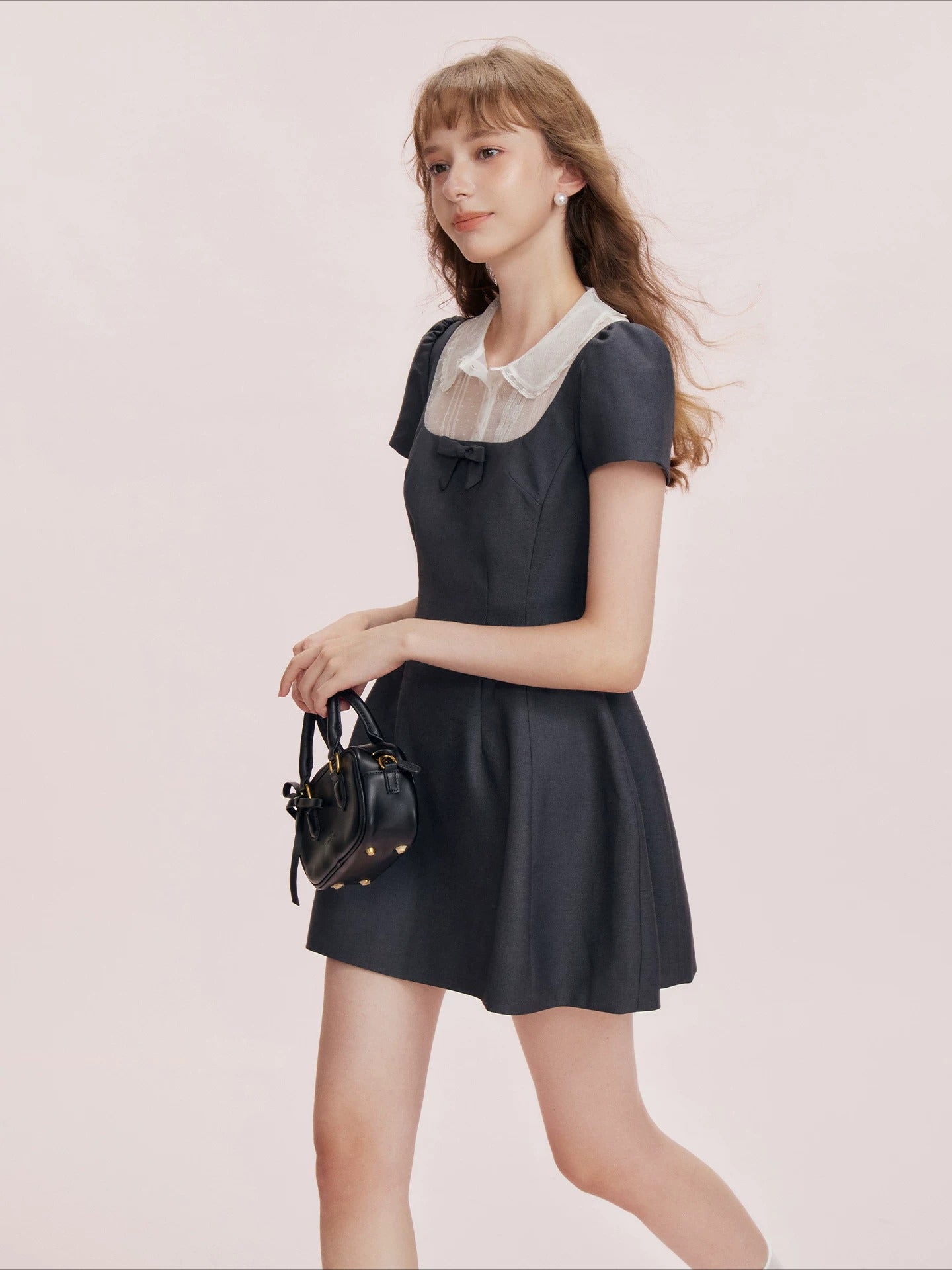 Bow Mesh Dress