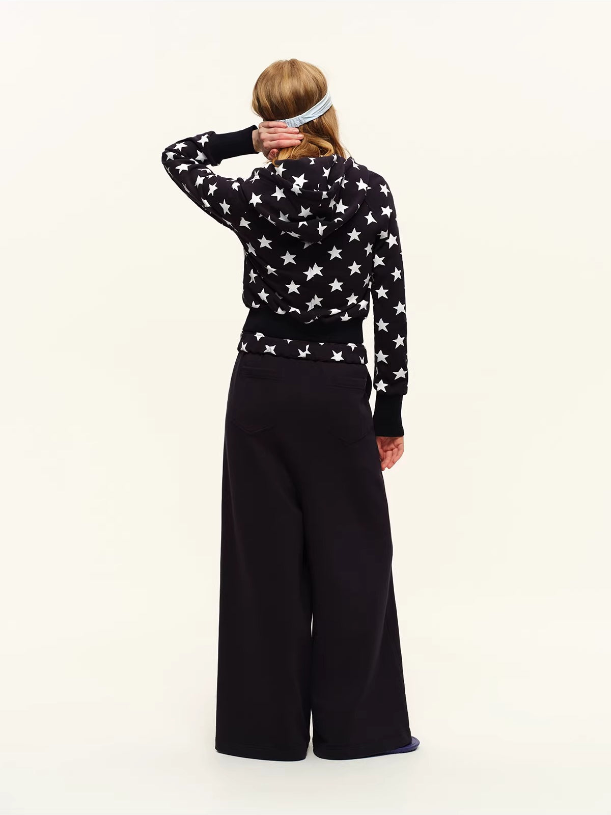 Star Print Hoodie Set