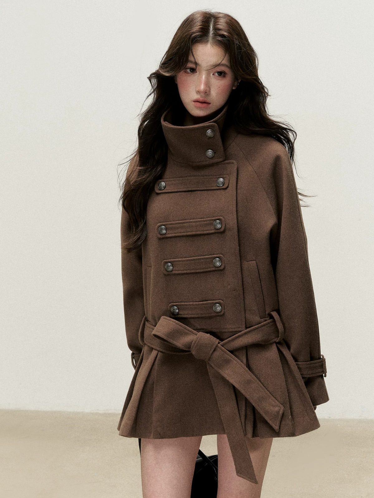 Napoleon Double-Breasted Wool Coat