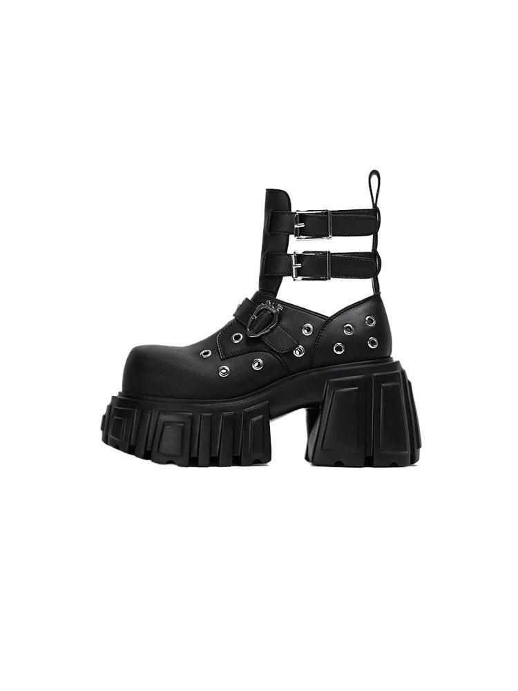 Chunky Roman Platform Boots