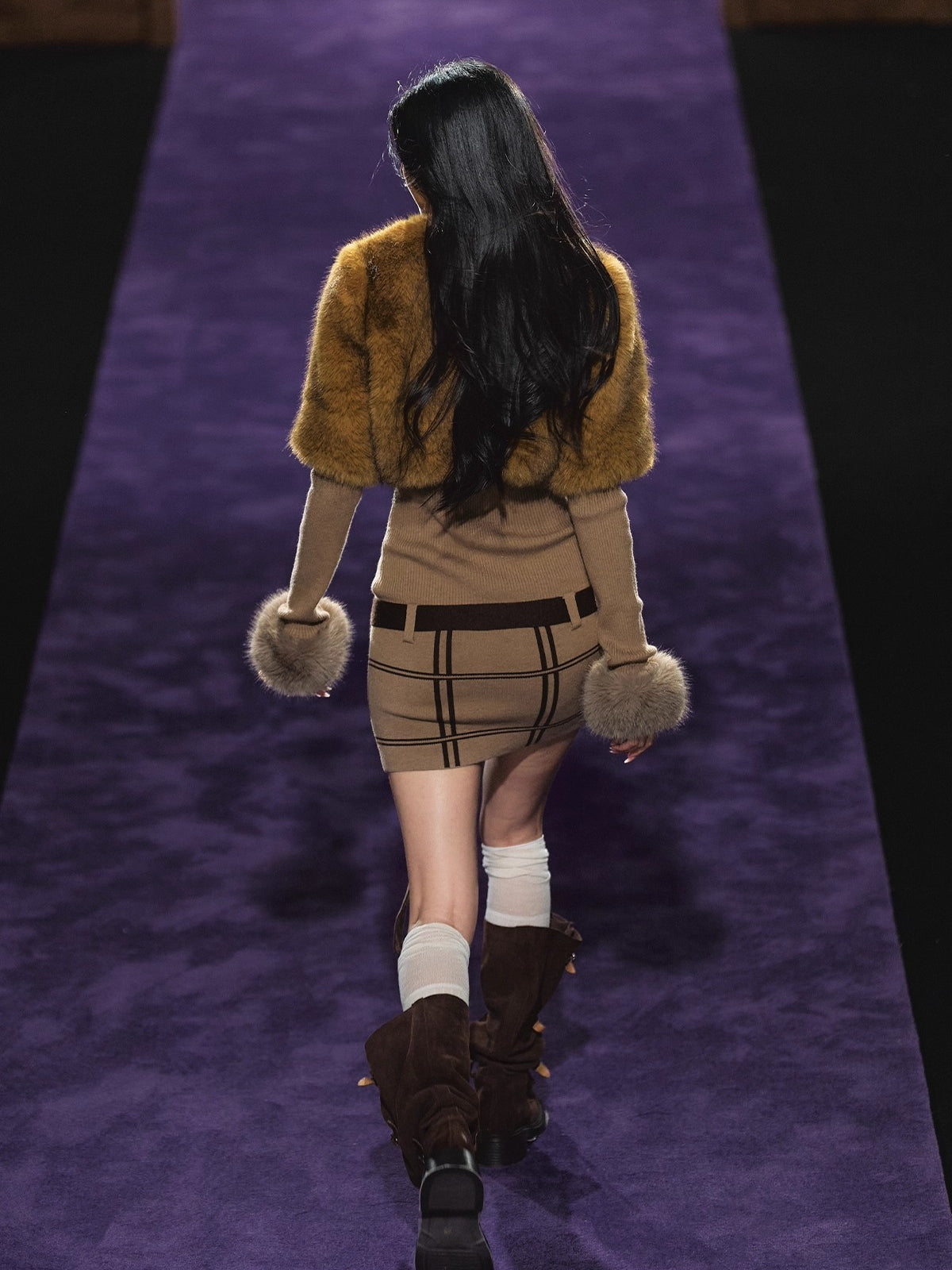 Faux-Fur Cape Vest