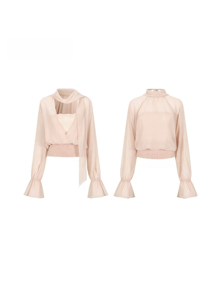 Reversible Chiffon Blouse