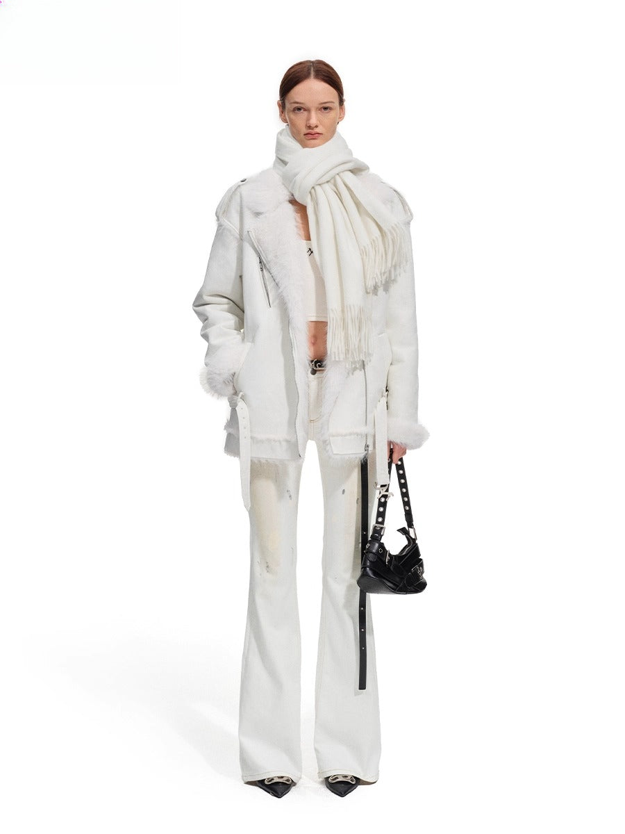 Classic Wool Blend Tassel Scarf