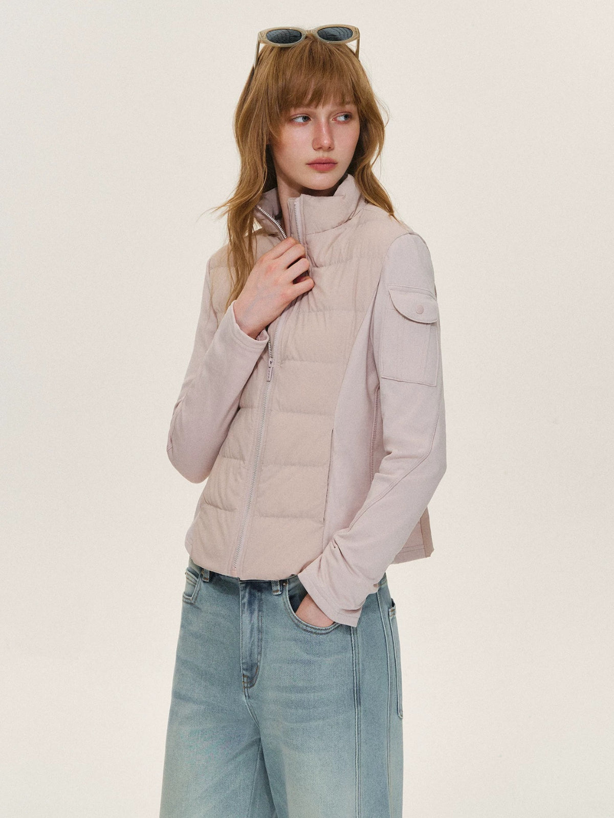 Lightweight Stand Collar Down Jacket
