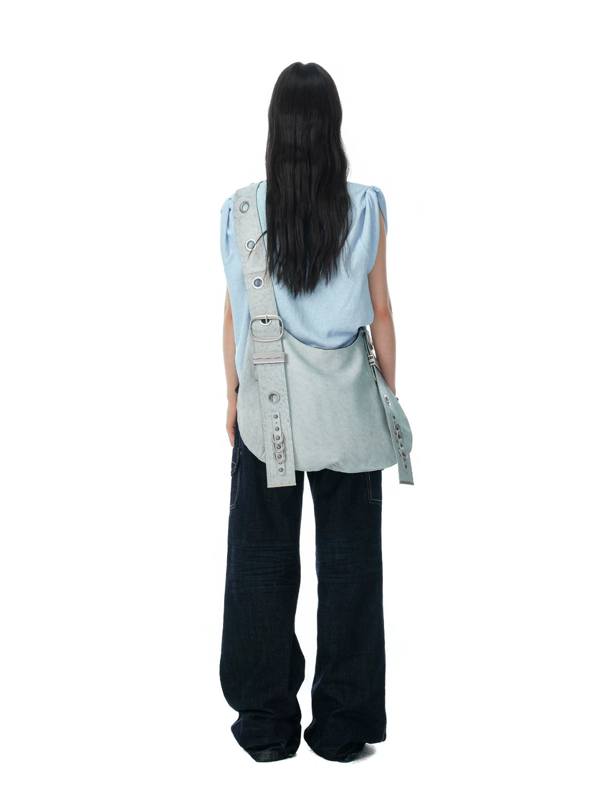 Textured Cotton Sleeveless T-Shirt