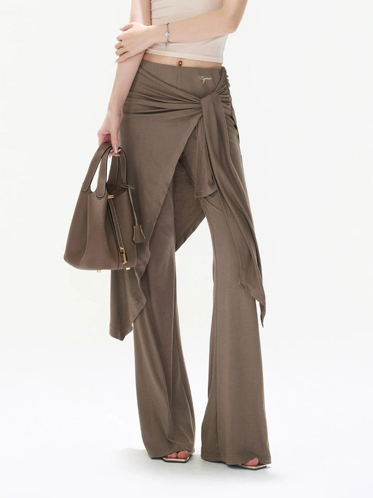 Lace Up Flare Pants