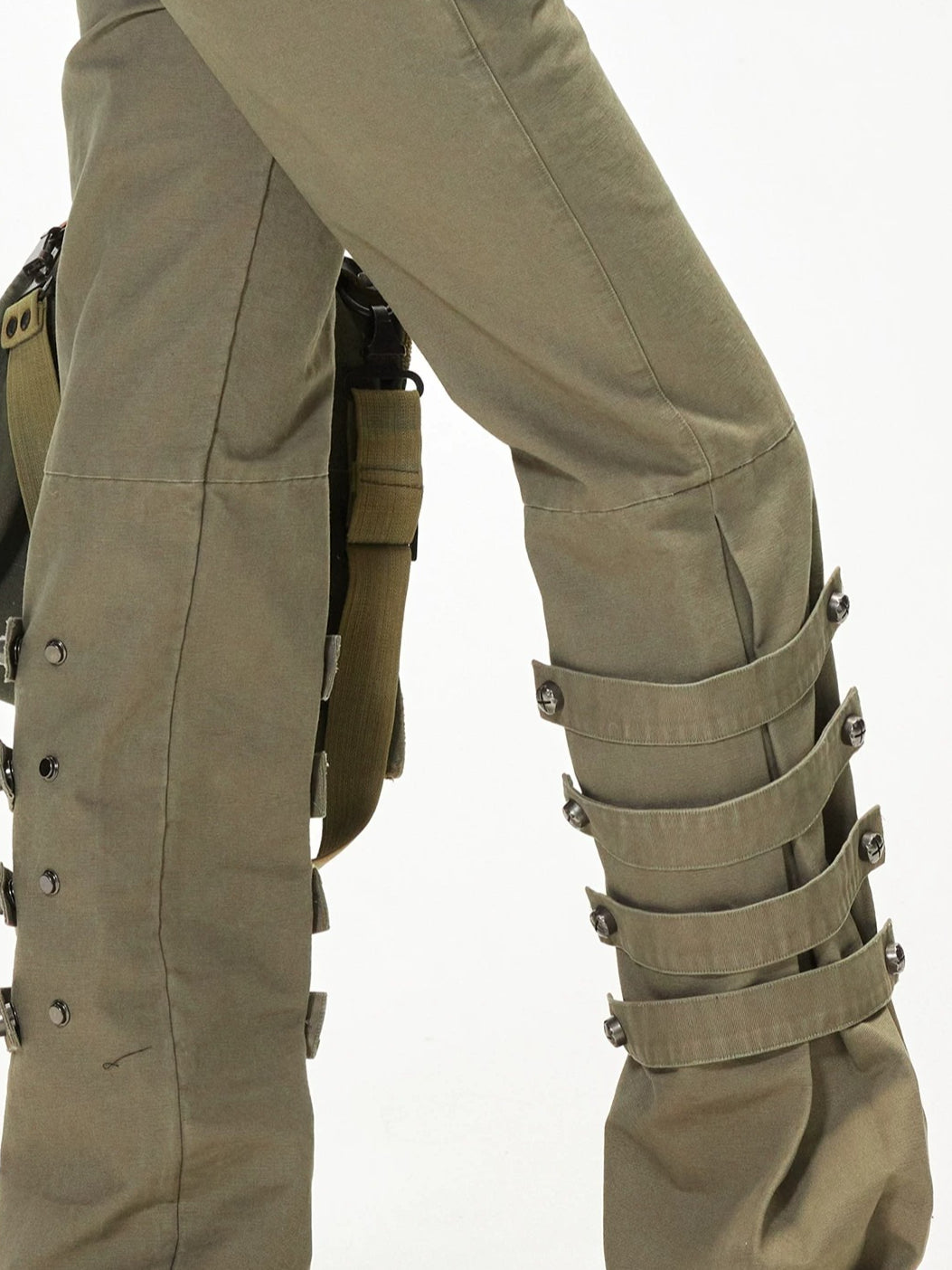 Strap Flare Pants