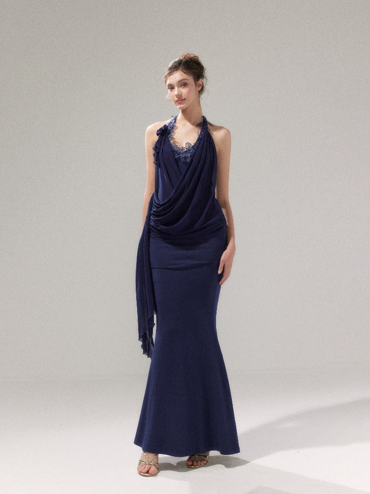Draped Knit Mesh Set