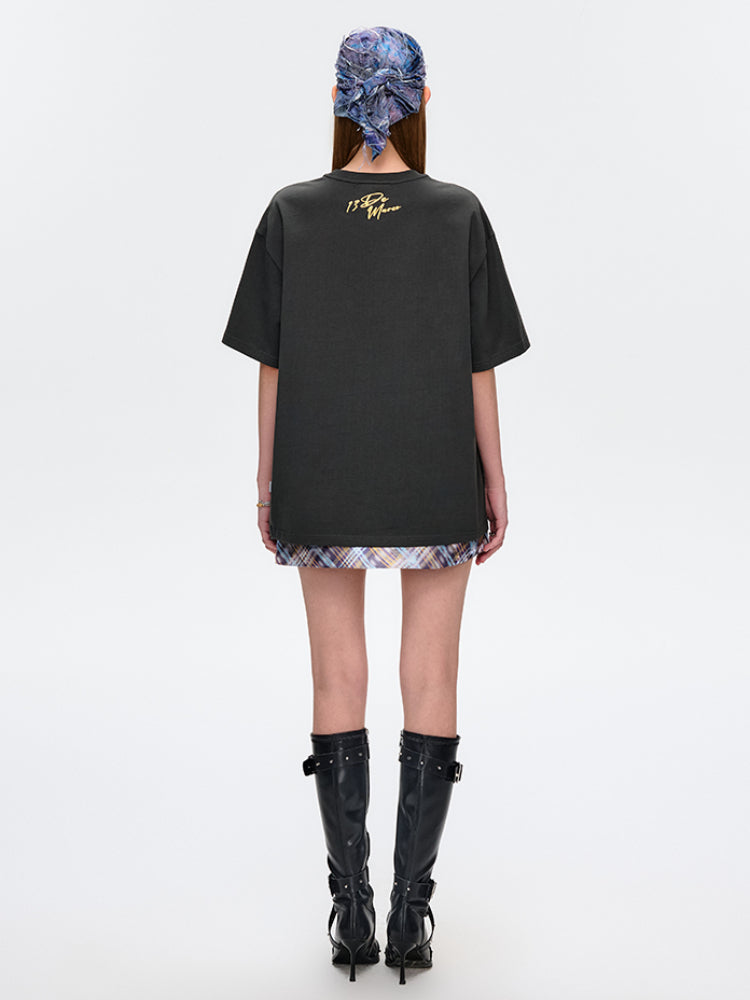 Doll Collection Illustration Cotton T-Shirt