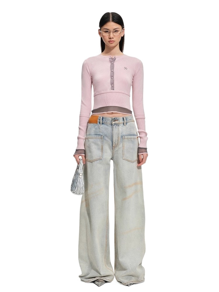 Norman Wool-Blend Layered Knit T-Shirt