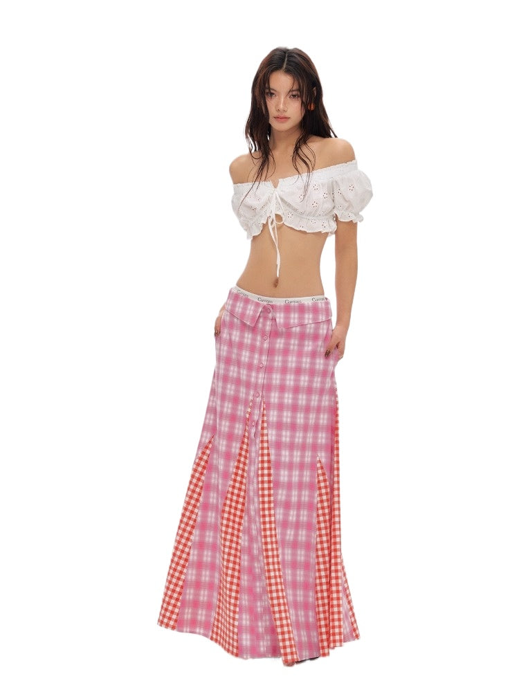 White Textured Cut-Out Waist Short Shirt