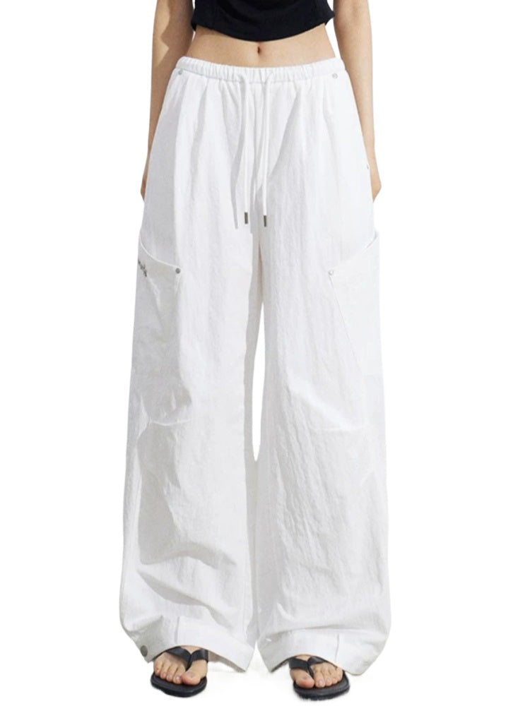 Pleated Utility Pants