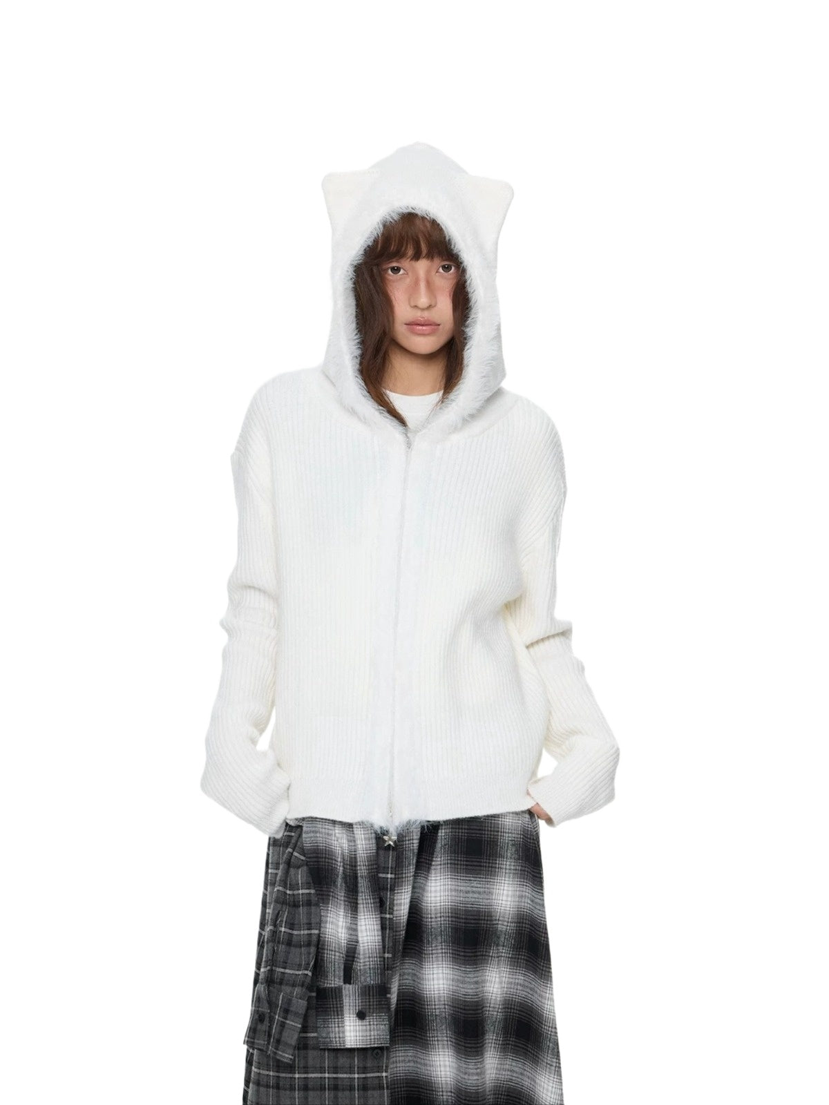 Bear Ear Knit Cardigan