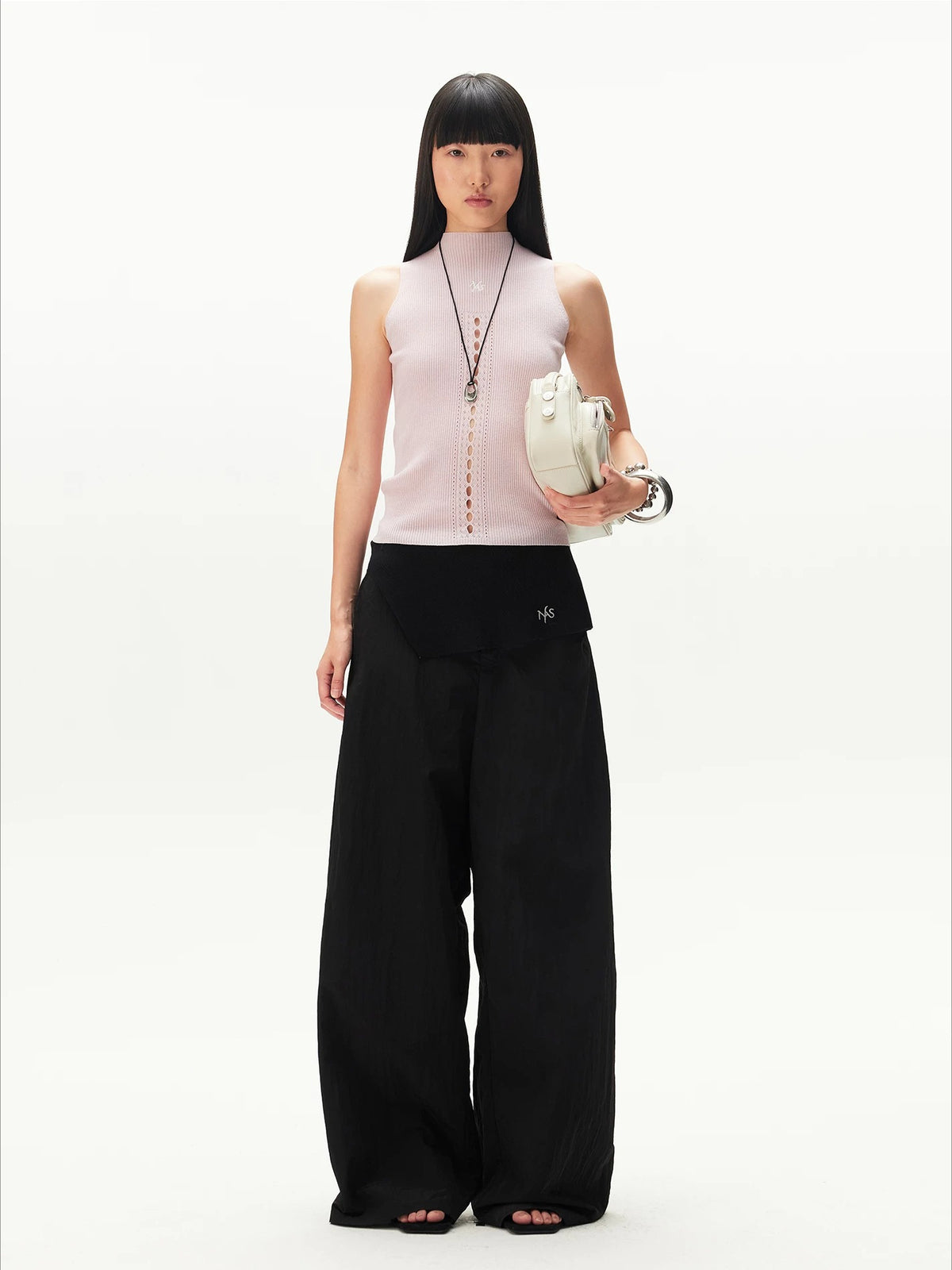 Ribbed Wool Knit Tank