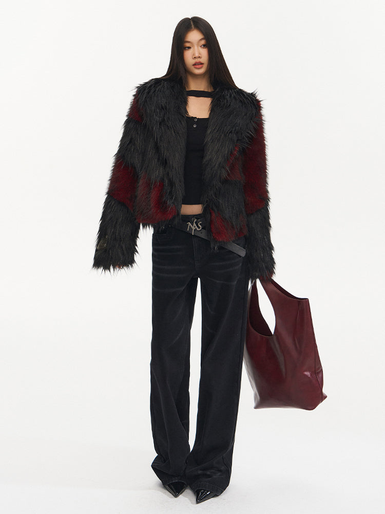 Vintage Low-Waist Loose Straight-Leg Pants