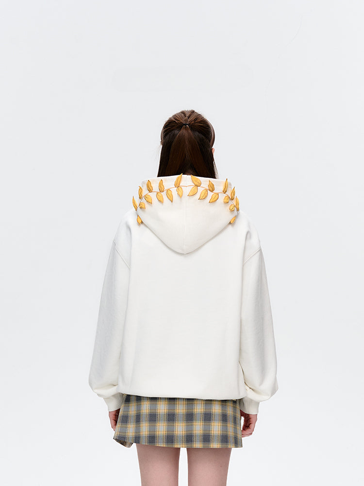 Illustrated Hoodie Sweatshirt