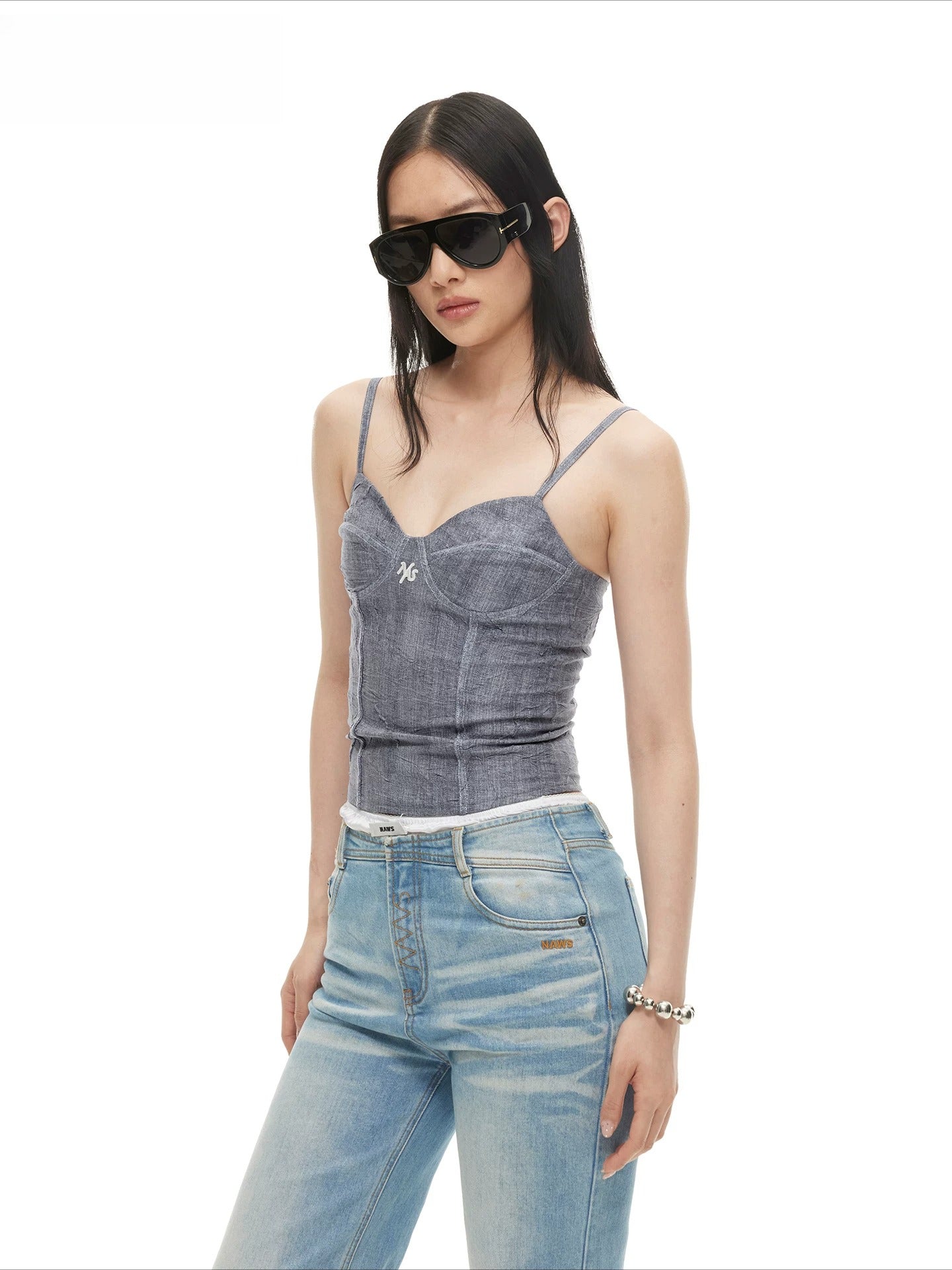 Verona Denim Corset Top