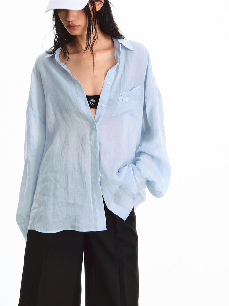 Casual Lightweight Long Sleeve Shirt