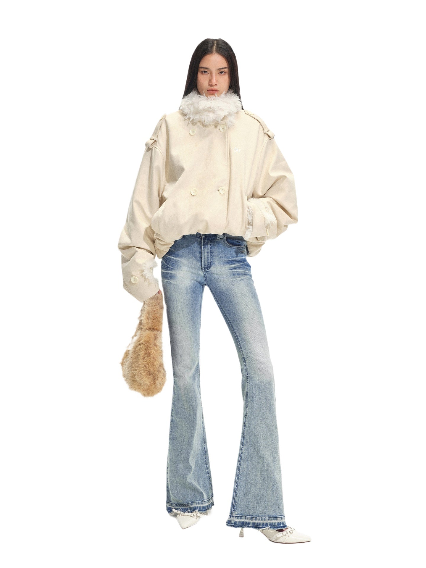 Will Stand-Collar Suede Jacket