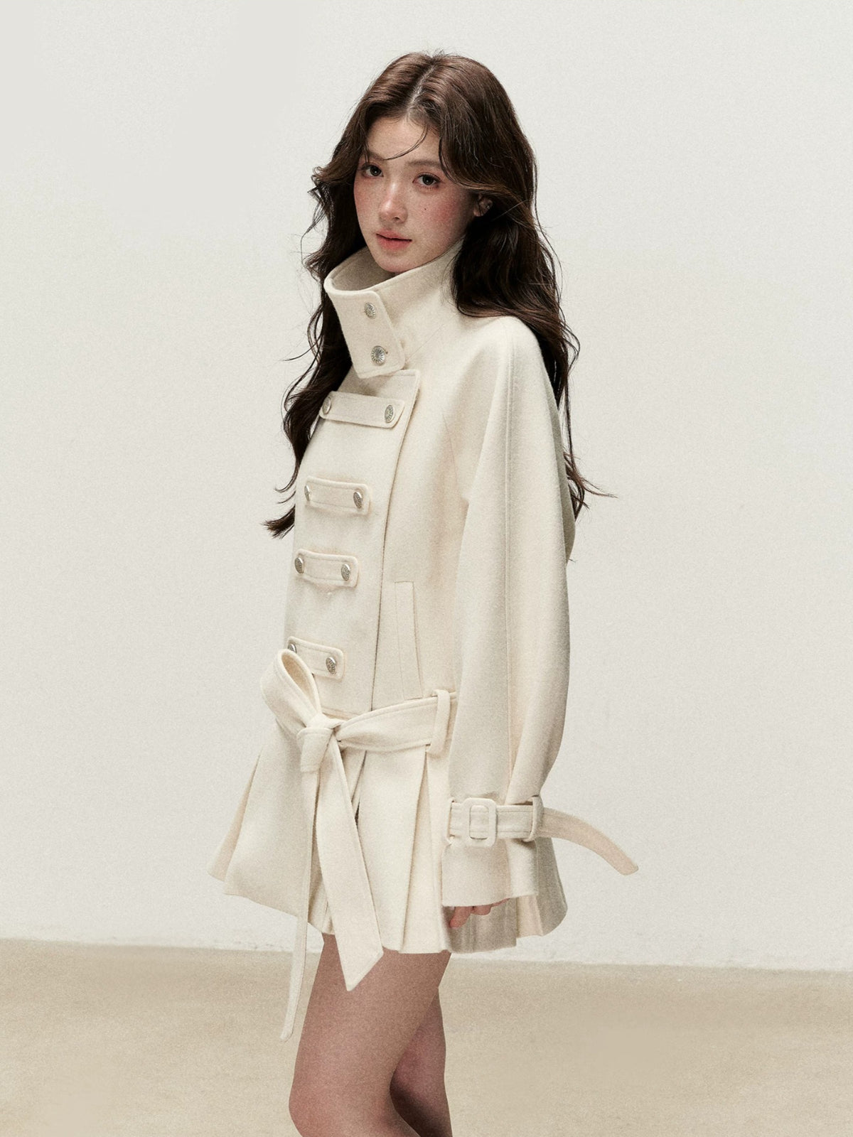 Napoleon Double-Breasted Wool Coat