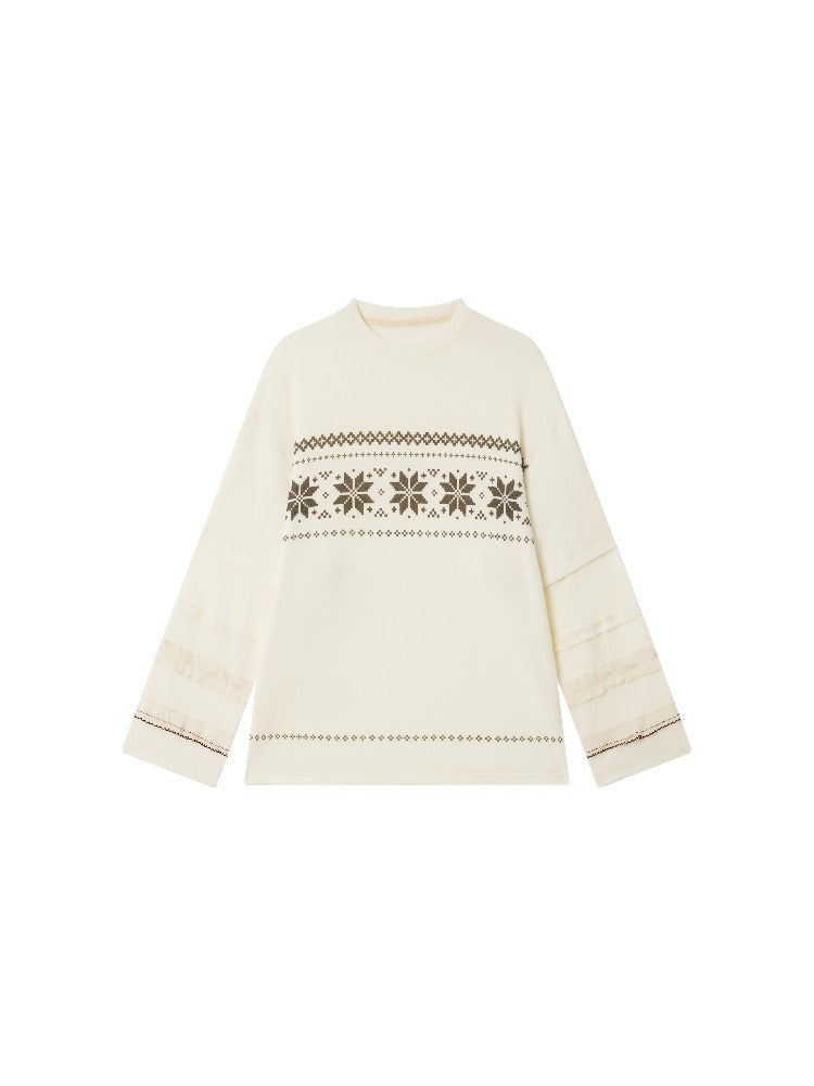 Fair Isle Layered T-Shirt