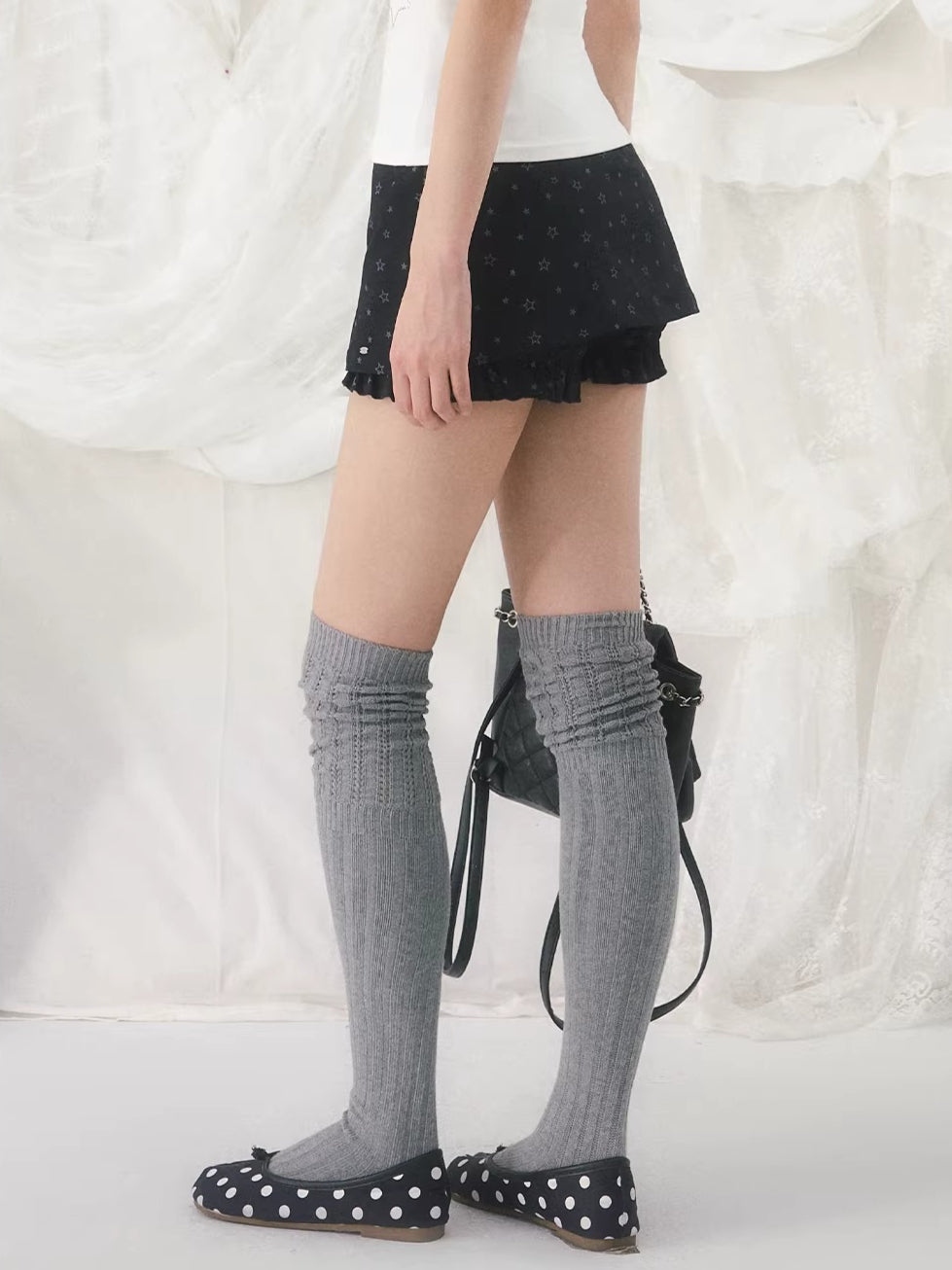 Star Ruffle Mini Skirt
