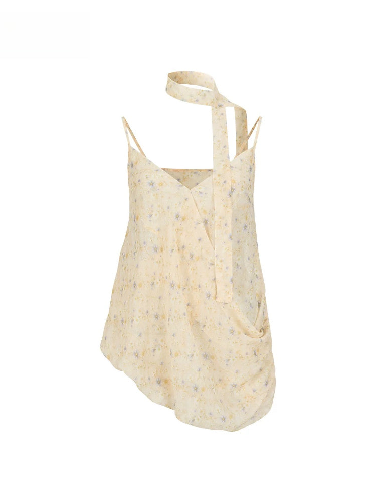 Draped V-Neck Cami Top