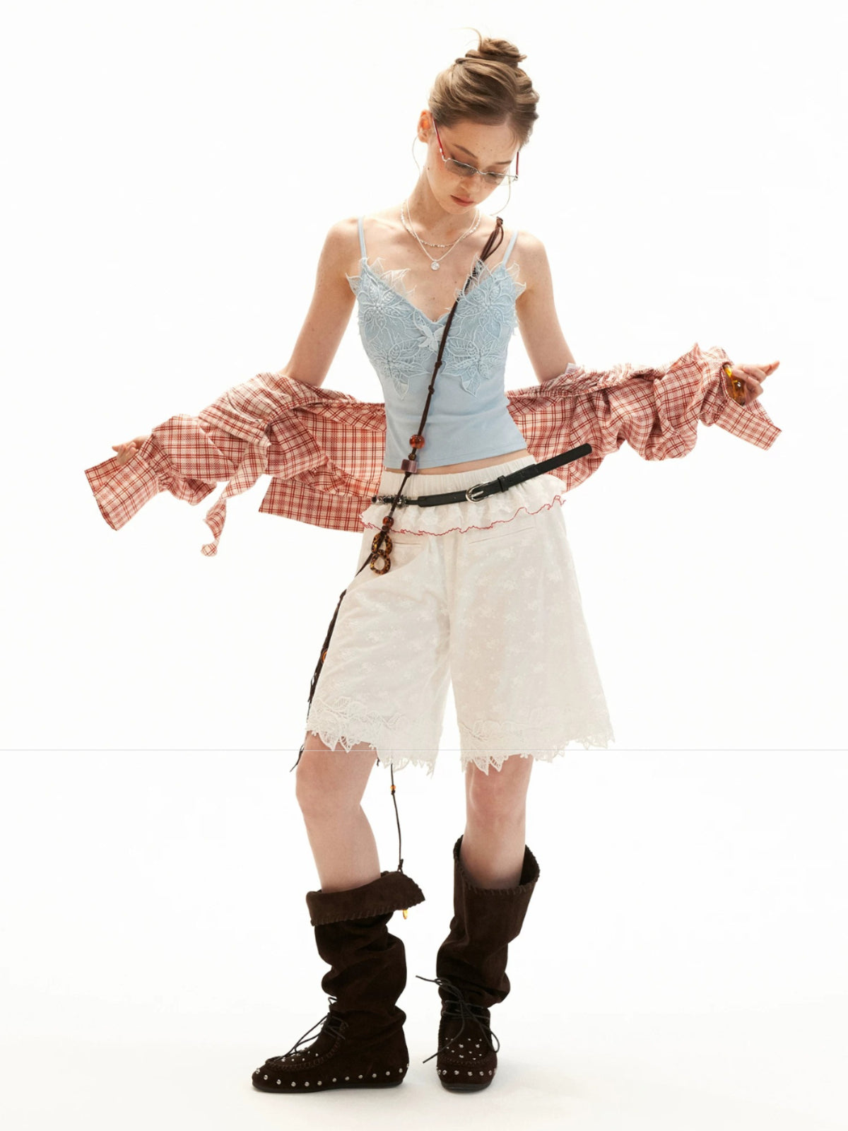 Lace Trim Padded Camisole Top