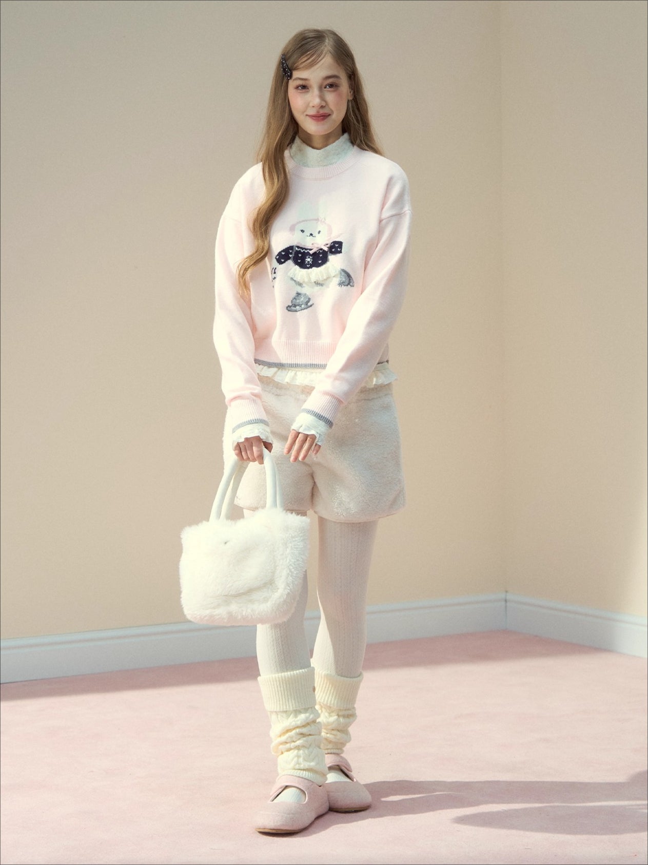 Preppy Bunny Diary Sweater