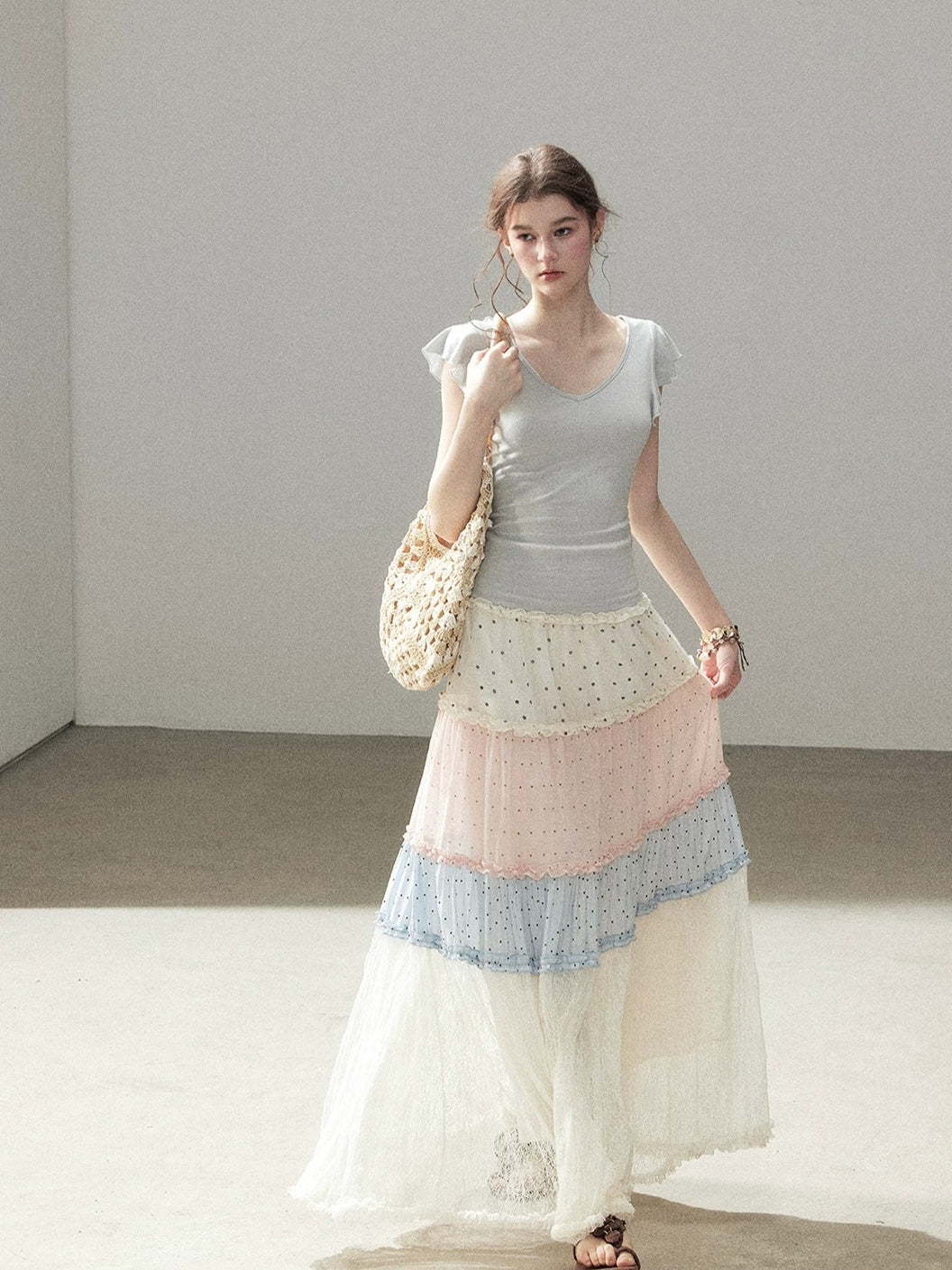 Flutter Sleeve Crop Top