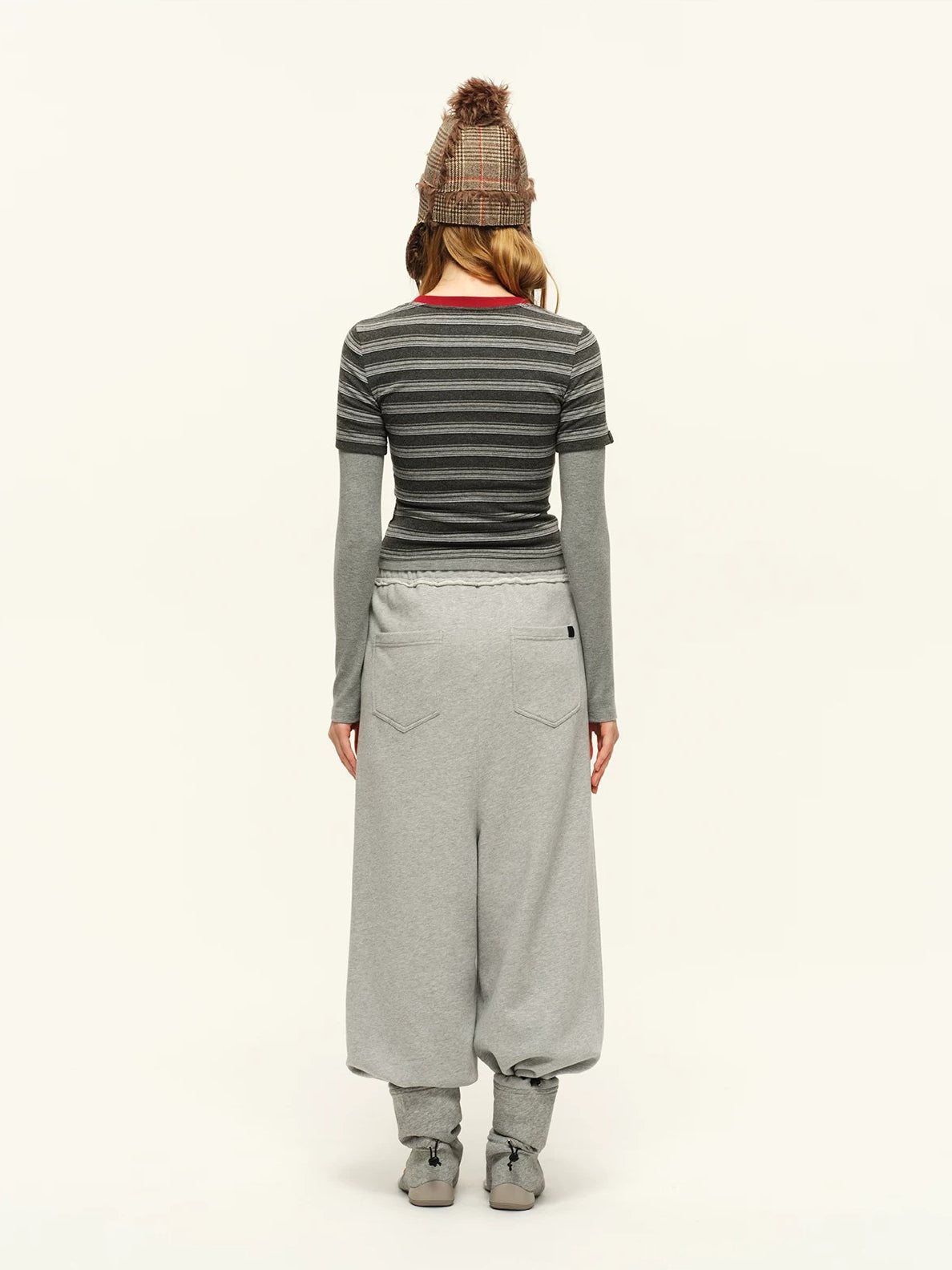 Layered Stripe Fitted Tee