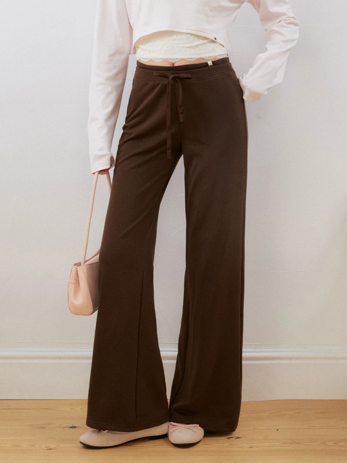 Double Waist Straight Sweatpants