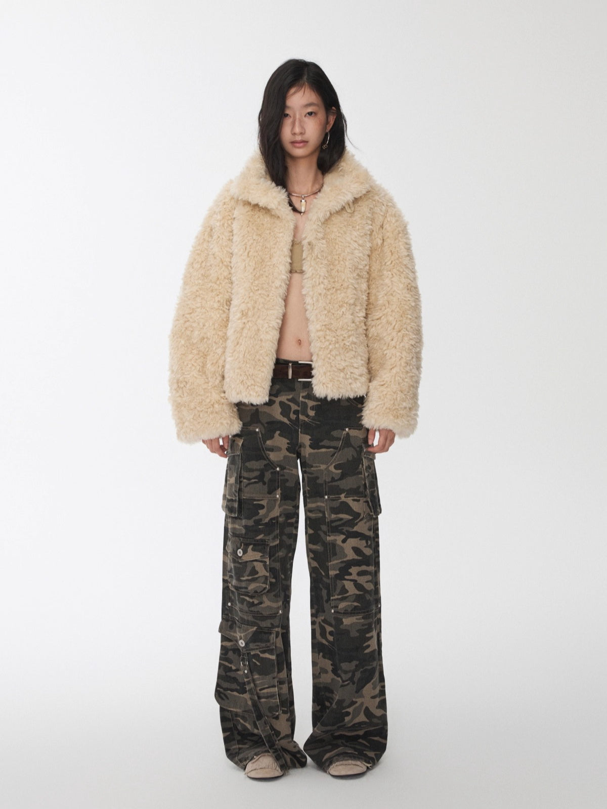 Reversible Shearling Suede Jacket