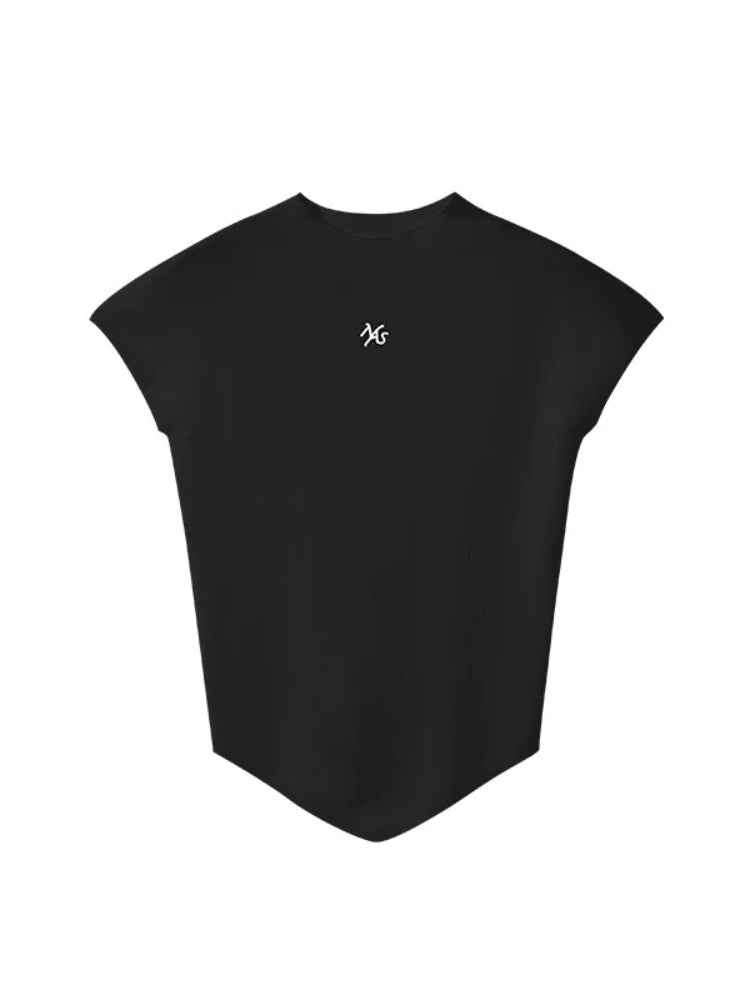 White & Black Arrow Slim Tee