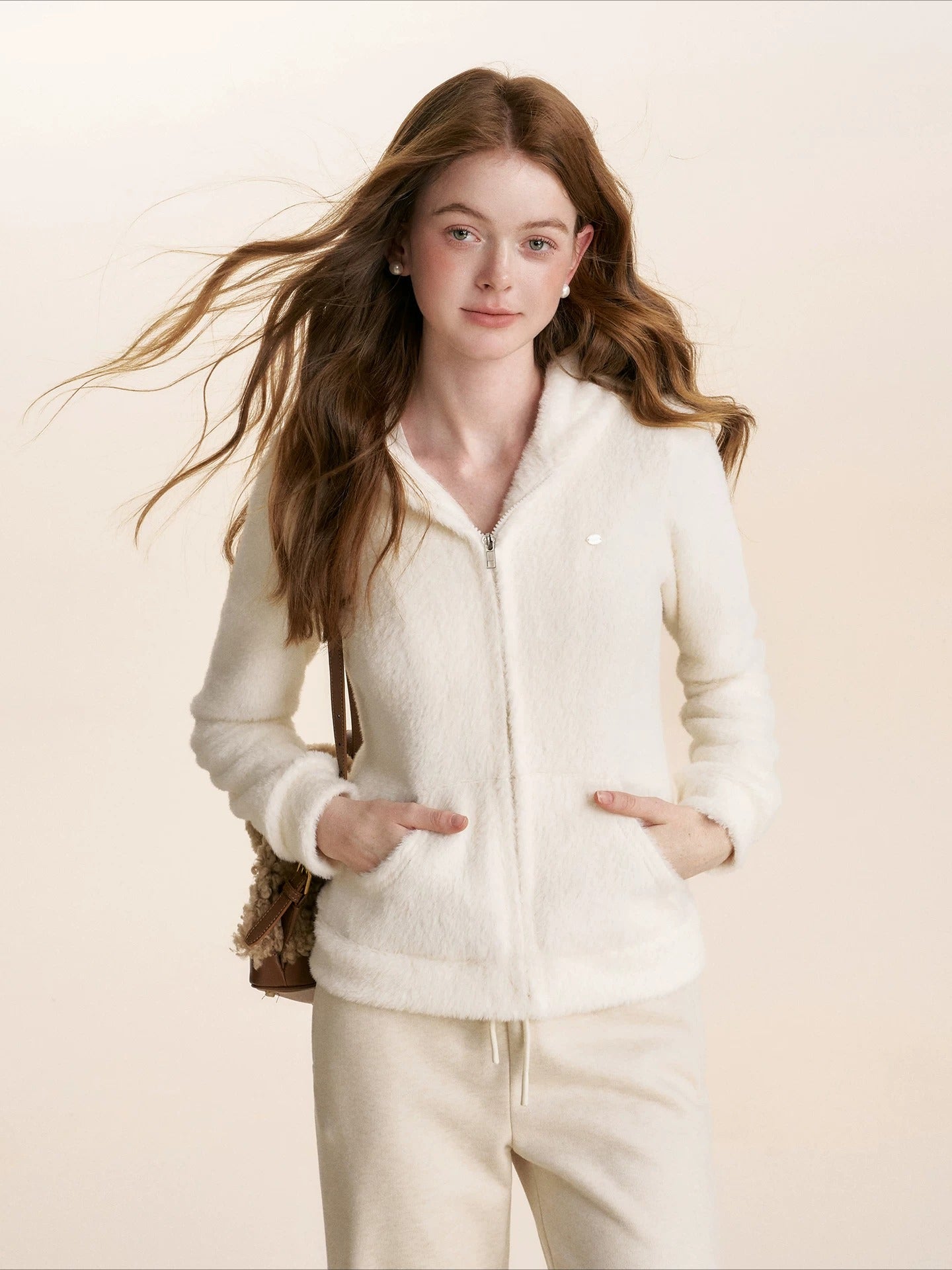 Bear Ear Plush Hoodie