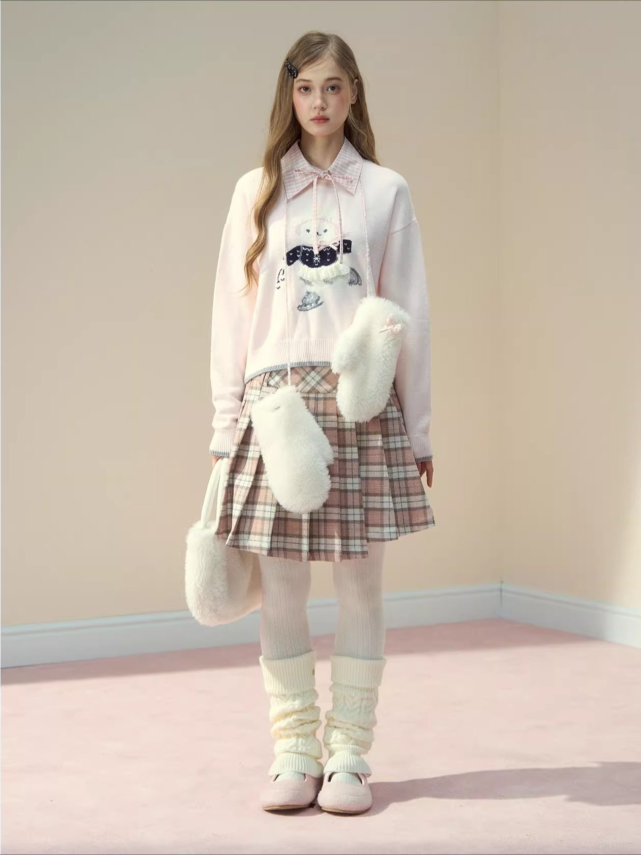 Preppy Bunny Diary Sweater