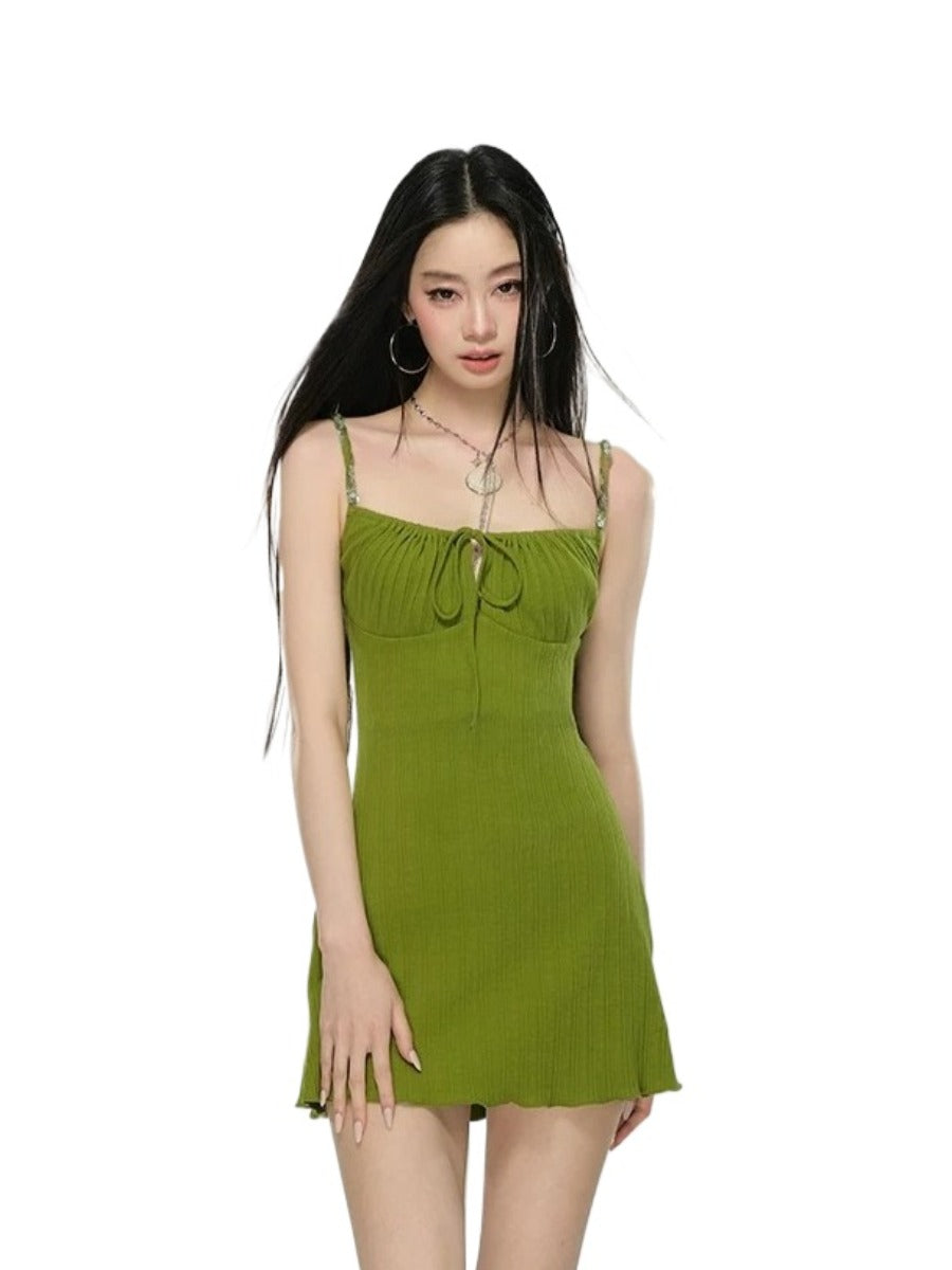 Ribbed Camisole Midi Dress