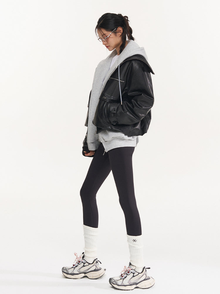 Punk Oversized Motorcycle Jacket