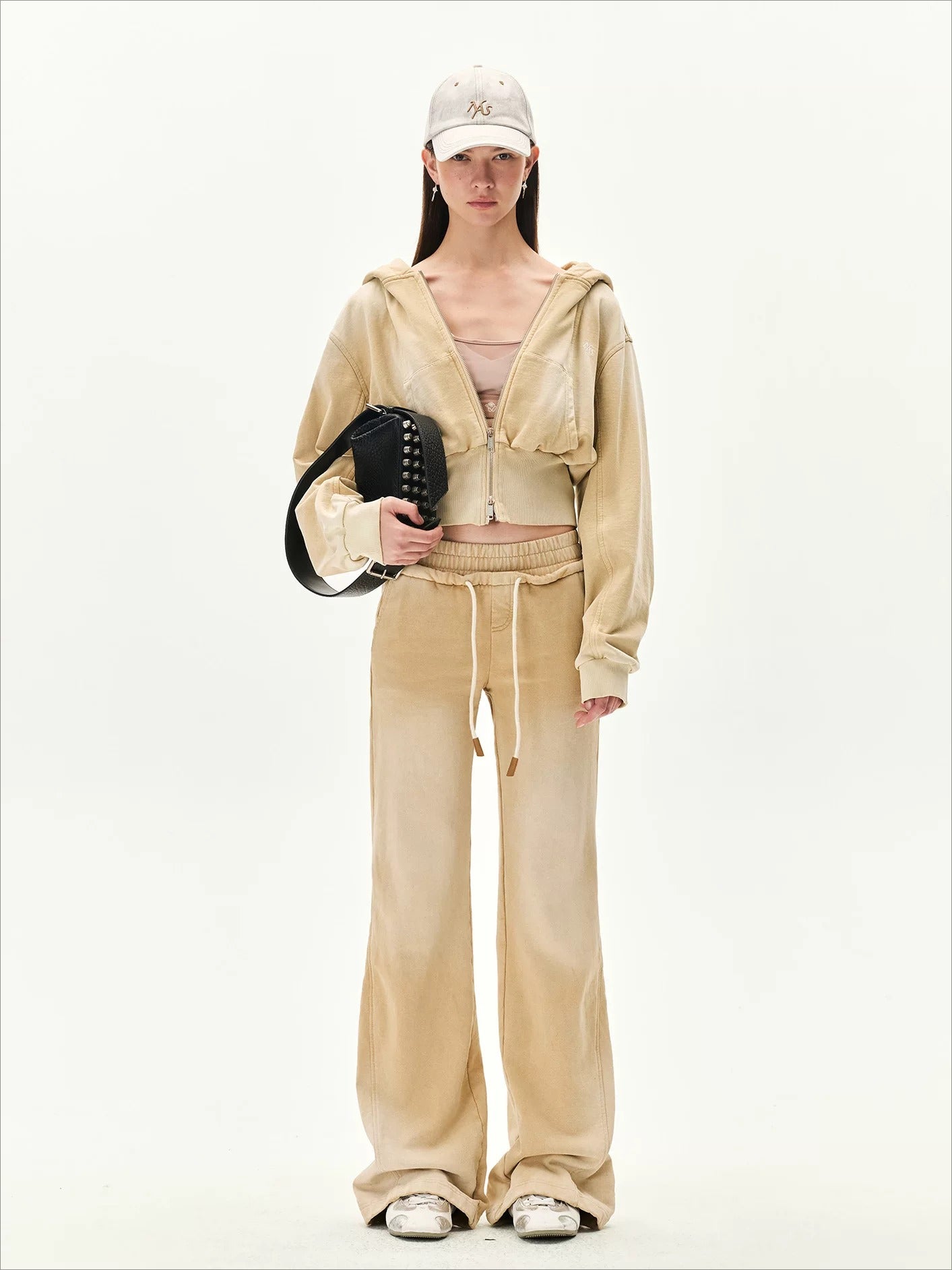 Faded Double Waist Pants