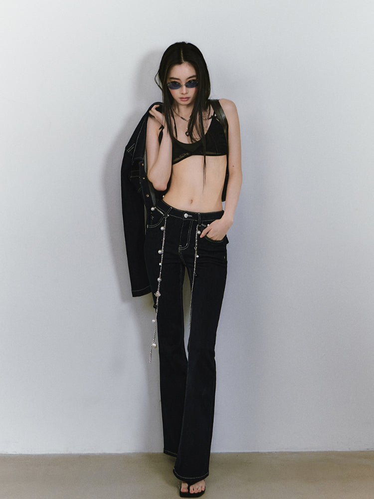 Double-Layer Structure Lace-Spliced Bra