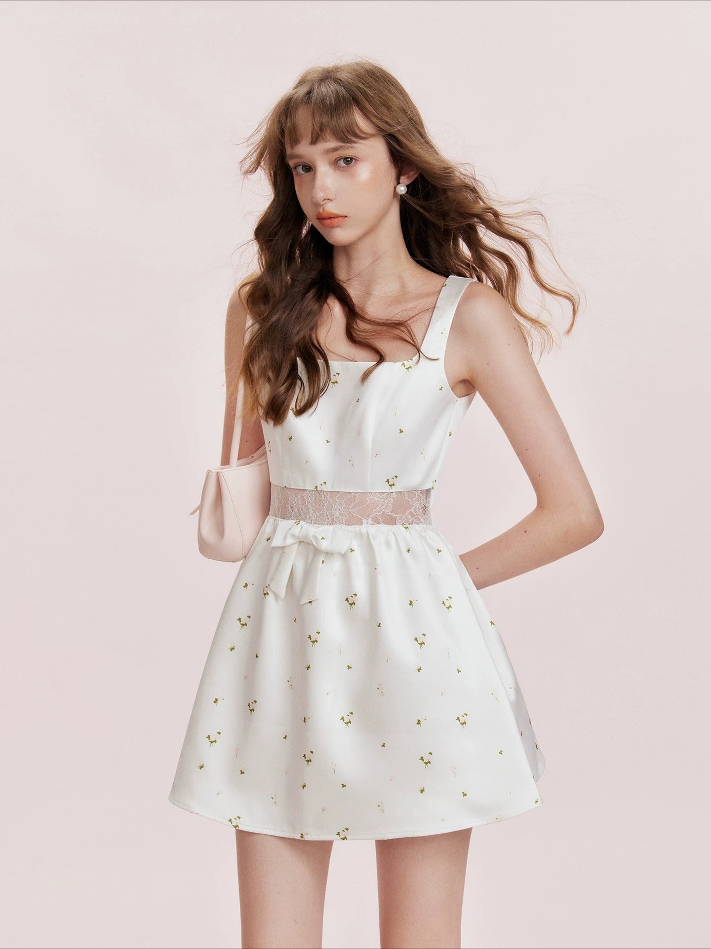 Satin Lace Dress