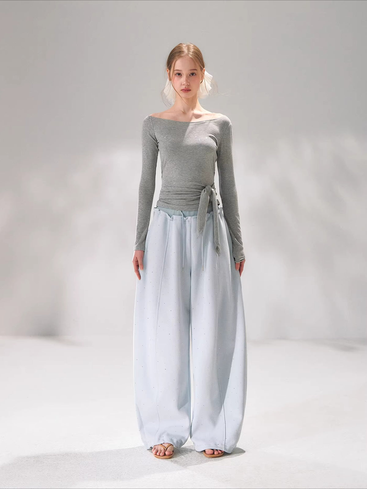 Crystal Drawstring Sweatpants