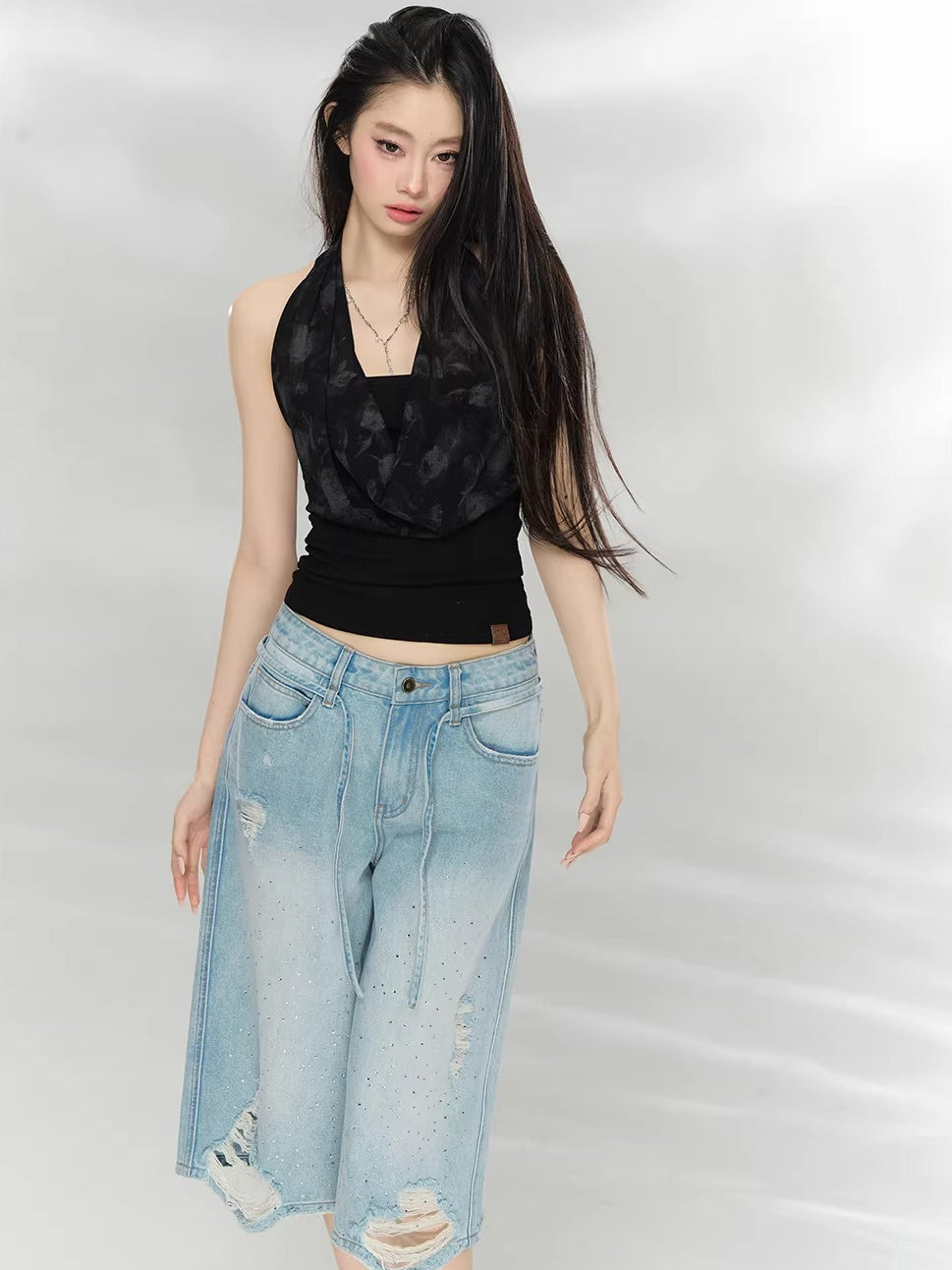 Draped Halter Camisole