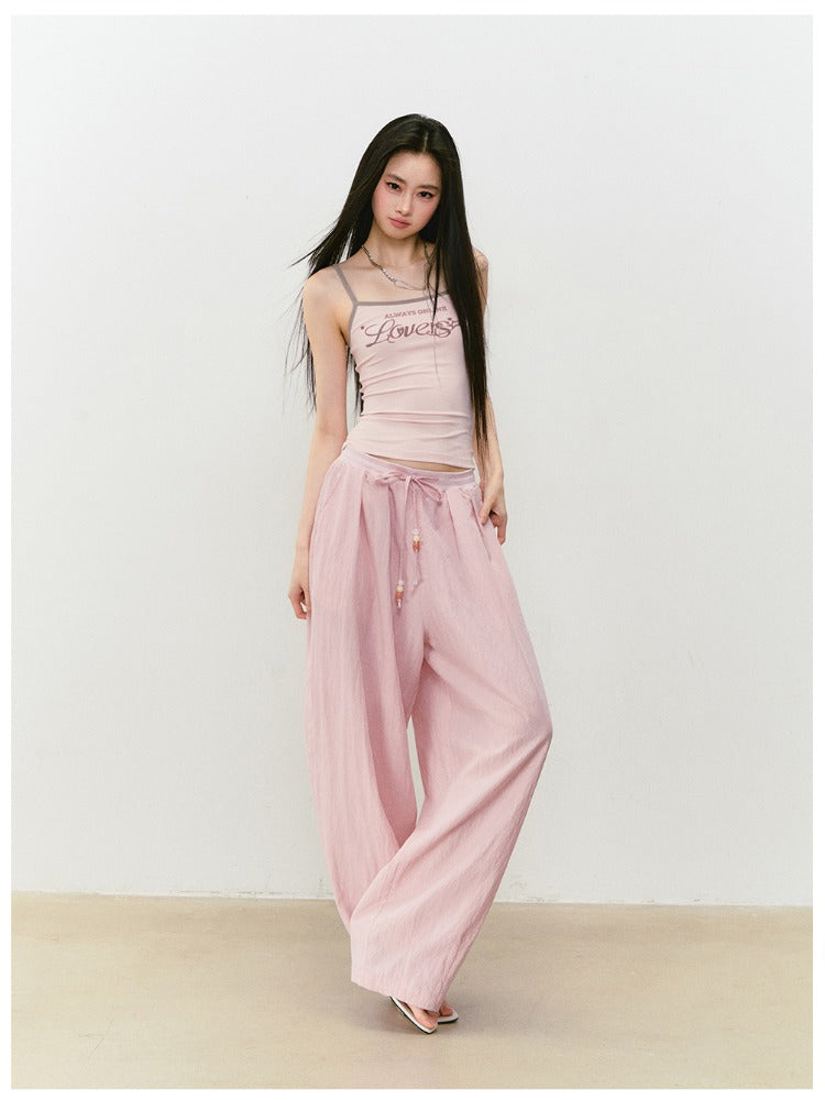 Loose String Casual Pants