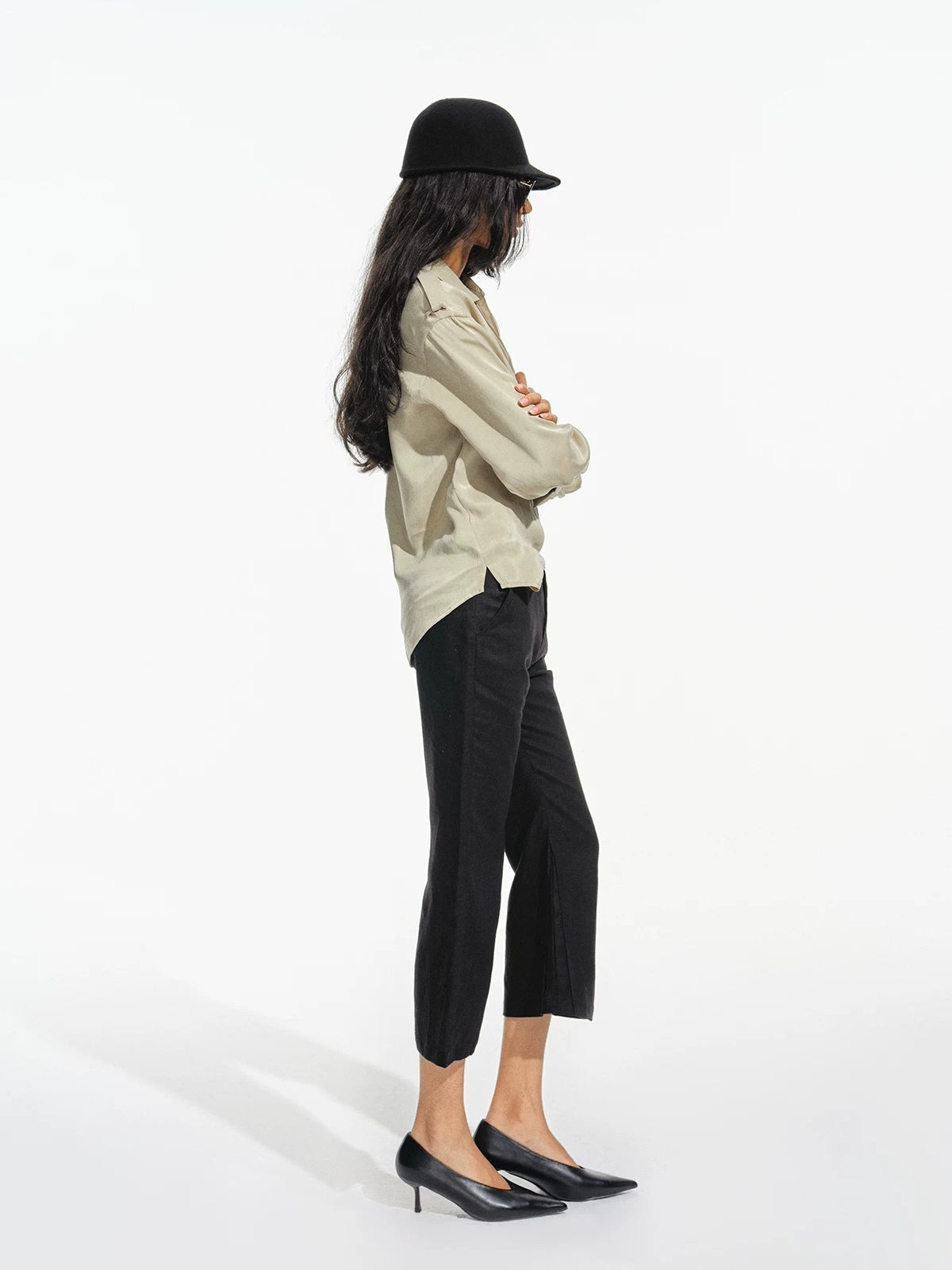 Sandwashed Lapel Shirt