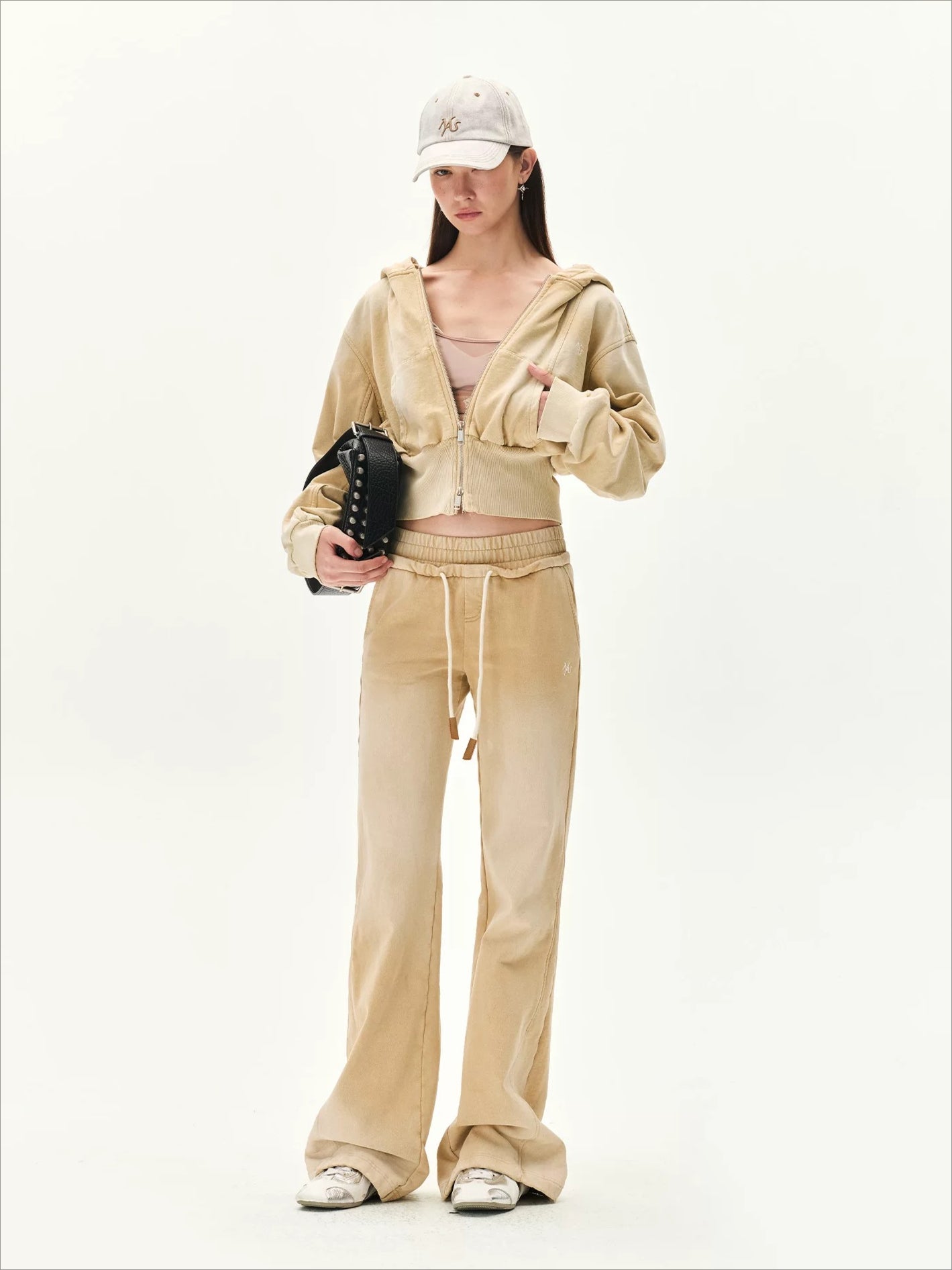 Faded Double Waist Pants