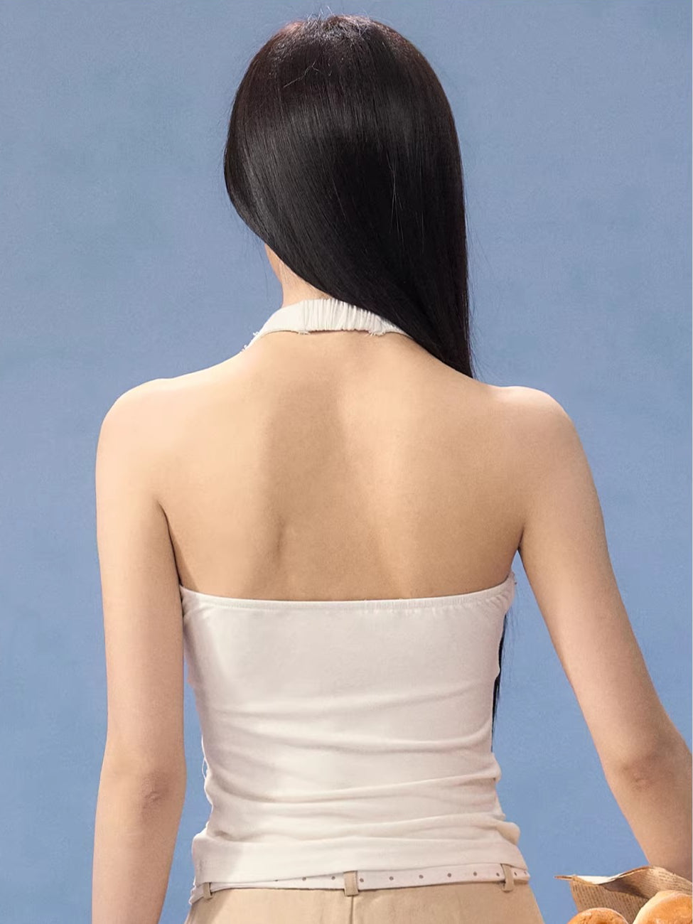 Beaded Halter Camisole & Pants Set