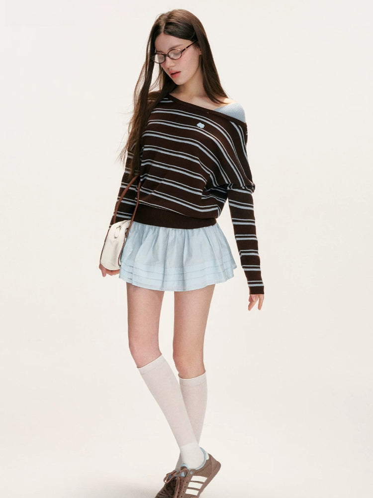 Plaid Bubble Skirt